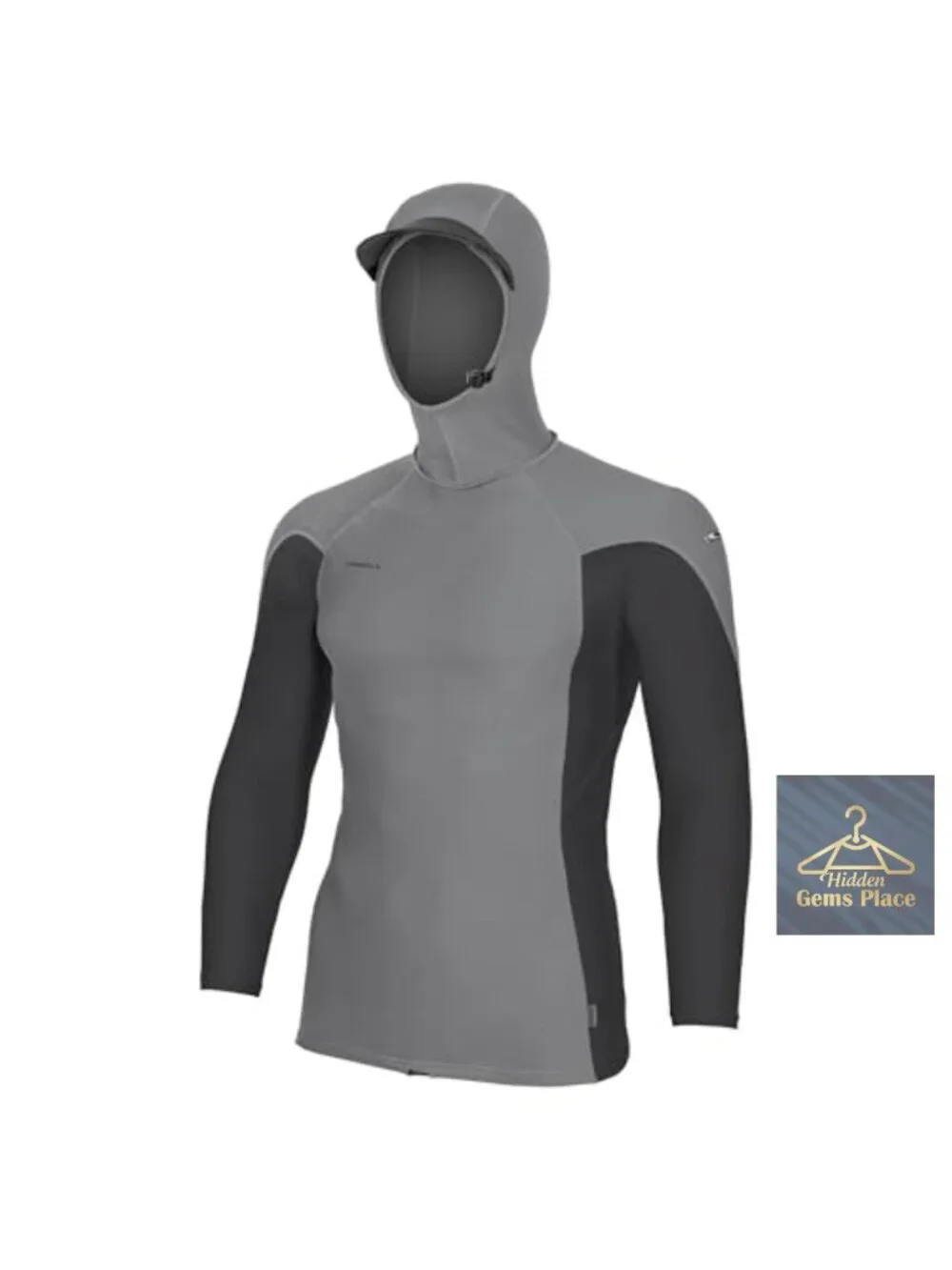Men's Hyperfreak O'zone Long Sleeve Rashguard Hood UPF 50+ 4-Way Stretch